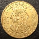 1690 England 1 Guinea - William & Mary .9999 pure Gold Plated Copy Coin