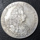 1700 Denmark 8 Skilling Dansk-Frederik IV Silver Plated Copy Coin