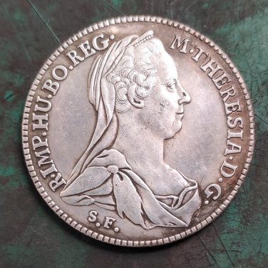 1780 Austria 1 Konventionsthaler Copy Coin