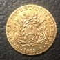 1843 La Rioja 2 Escudos Gold Copy Coin