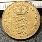 1860 Danish West Indies 1 Cents-Frederik VII Bronze Copy Coin