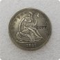 1861 CONFED 1/2 Half Dollar Copy Coin No Stamp