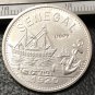 1920 Senegal 25 Centimes Silver Plated Coin 27mm Smooth Token Copy