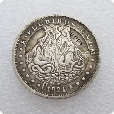 1921-P Morgan Dollar Hobo Nickle Copy Coin