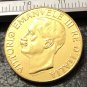 1923 Itlay 20 Lire Gold Copy Coin