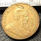 1926 Albania 20 Franga Ari-Zog I Prova Gold Coin Copy