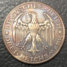 1930 Germany 3 Reichsmark Graf Zeppelin Copy Coin