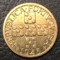 1945 Portuguese Timor 10 Avos Bronze Copy Coin 21mm