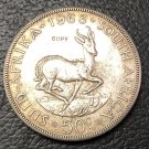 1963 South Africa 50 Cents Bust of Jan Van Riebeeck Silver plated Coin Copy