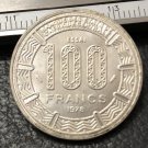 1978 Central African Republic 100 Francs Nickel Copy Coin
