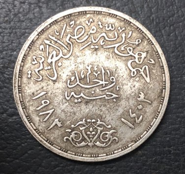 1982 Egypt 1 Pound Return of Sinai Coin Copy