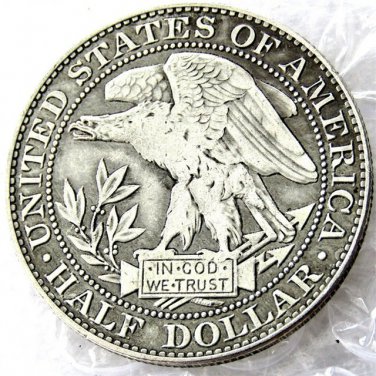 American Coins 1877 Morgan Half Dollar Silver-Plated Copy Coins  For Collection
