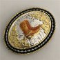 Gold Boots Western Cowboys Belt Buckle Fashion Men Luxury Buckles For 4cm Belts