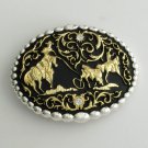 Horse Rider Rodeo Cowboy Belt Buckle For Western Men Cowgirl Women