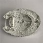 Horseshoe Bull Head Cowboy Belt Buckle For Western Men Cowgirl Women