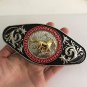 Large Size Gold Running Horse Luxury Belt Buckle Fit 4cm Wide Belt
