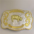 Large Size Golden Pig Animal Cowboy Belt Buckle For Fashion Men Belt Head