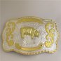 Large Size Golden Pig Animal Cowboy Belt Buckle For Fashion Men Belt Head