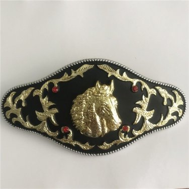 Large Size Horse Head Western Cowboy Belt Buckles Boucle De Ceinture