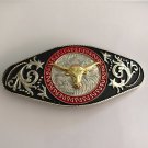 Luxury Gold Bull Head Cowboy Belt Buckle For Western Men Fit 4cm Wide Belts