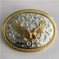 Luxury Gold Fly Eagle Belt Buckle For Western Cowboy Men