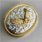 Luxury Gold Fly Eagle Belt Buckle For Western Cowboy Men