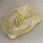 Luxury Gold Horse Head Western Cowboy Belt Buckle Fit 4cm Wide Belt Accessories