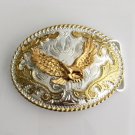Luxury Golden Fly Eagle Western Cowboy Belt Buckle For Cool Men Cowgirl Women