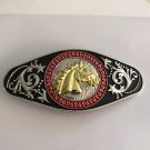 Luxury Golden Horse Head Cowboy Belt Buckle Fashion Men Belt Head Hebilla