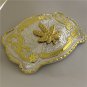 Luxury Golden Maple Leaf Cowboy Belt Buckle For Western Men Metal Buckles