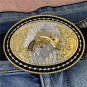 Luxury Golden Pistol Hats Cowboy Belt Buckle For Men Women