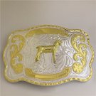 Luxury Golden Sheep Animal Cowboys Belt Buckles For Jeans Accessories
