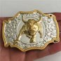 Silver Golden Bull Animal Western Cowboy Belt Buckle For Cool Men Cowgirl Women