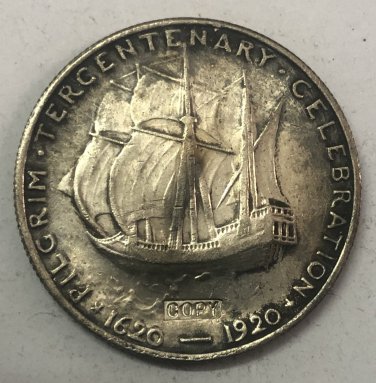 1620-1920 United States Half Dollar Pilgrim Tercentenary Copy Coin