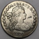 1796 United States Draped Bust One Dollar Plain Eagle Exact Copy Coin