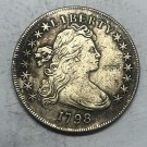 1798 United States Draped Bust One Dollar Plain Eagle Exact Copy Coin
