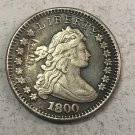 1800 United States 1 Dime Draped Bust Dime Heraldic Eagle Copy Coin