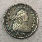 1801 United States 1 Dime Draped Bust Dime Heraldic Eagle Copy Coin