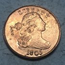 1805 United States Draped Bust Large One Cent Exact Copy Coin