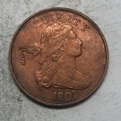 1807 United States Draped Bust Large One Cent Exact Copy Coin