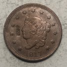 1817 United States Braided Hair Large One Cent Copy Coin