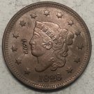 1828 United States Braided Hair Large One Cent Copy Coin