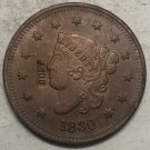 1830 United States Braided Hair Large One Cent Copy Coin