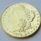 1878-CC United States Morgan One Dollar Gold Plated Copy Coin