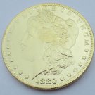 1880-CC United States Morgan One Dollar Gold Plated Copy Coin