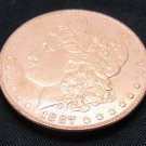 1887-O United States Morgan One Dollar Copper Copy Coin
