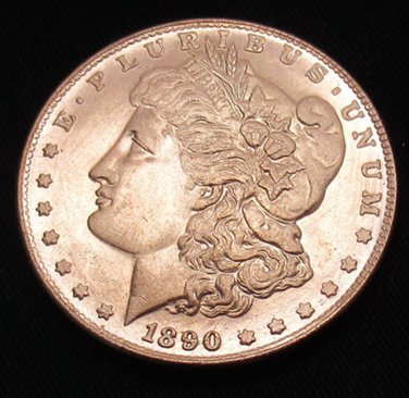 1890-O United States Morgan One Dollar Copper Copy Coin