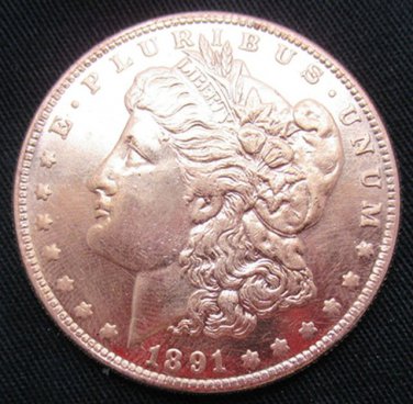 1891-O United States Morgan One Dollar Copper Copy Coin