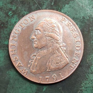US 1791 Washington One Cent Copy Coin
