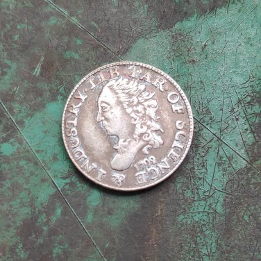 US 1792 Flowing Hair Half Disme Copy Coin